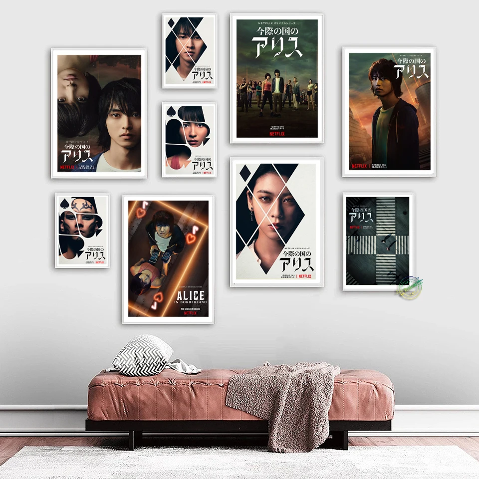 

Alice in Borderland Poster Tv Play Pictures Canvas Painting Wall Art For Living Room Home Decoration Gift