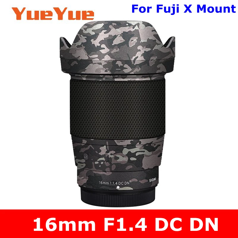 

Для Sigma 16 мм F1.4 DC DN (для Fuji X Mount) с защитой от царапин