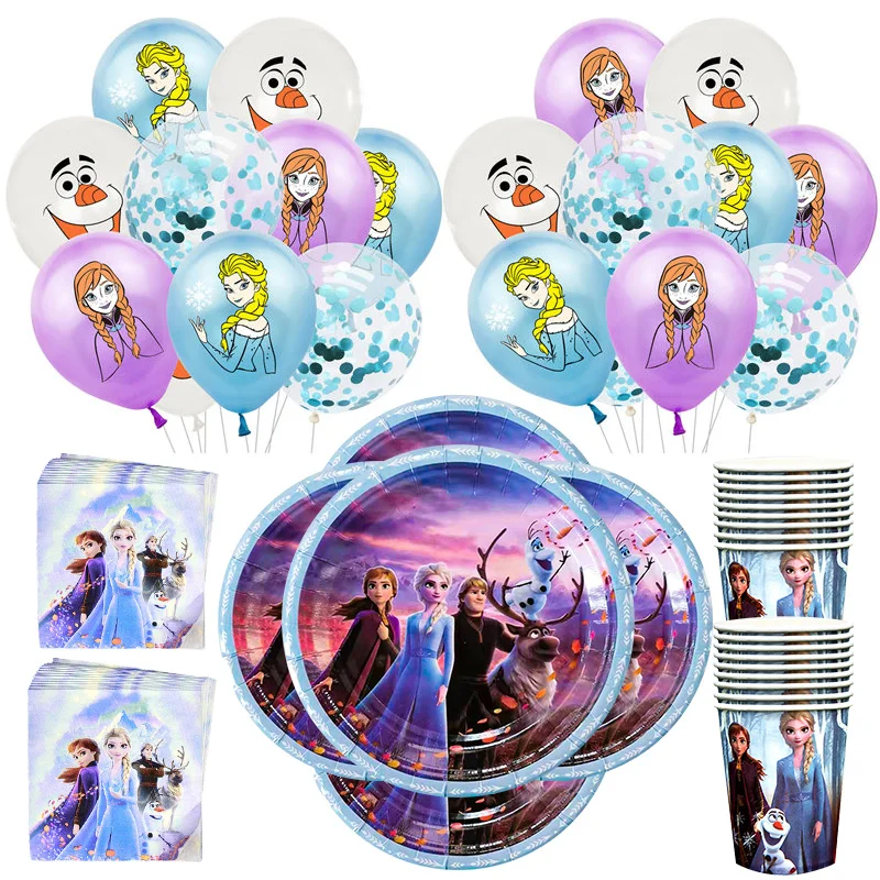 Принцесса Холодное сердце 2 искусственных украшения одноразовая посуда