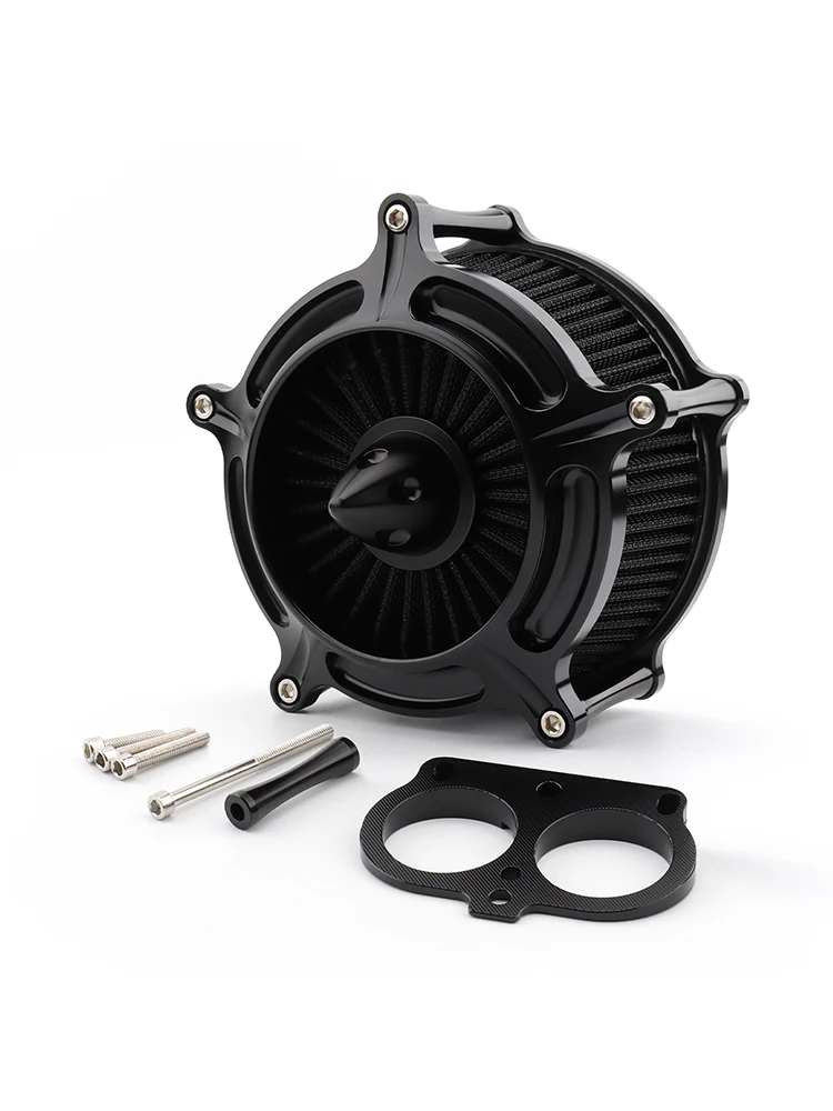 

Комплект впускного фильтра для очистки воздушного фильтра для Harley Street Rod XG750A 2017-2020, черный шип, алюминиевые модифицированные детали для мотоцикла