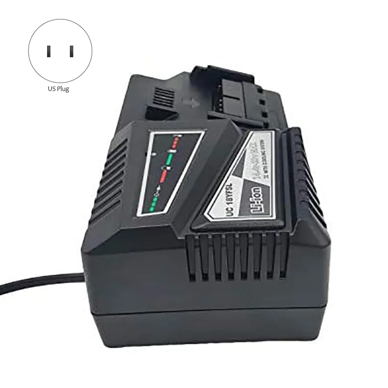 ЗУ для литий-ионного аккумулятора UC18YFSL для Hitachi 14.4V-18V Li-ion BSL1815 BSL1820 BSL1825 BSL1840 BSL1850 BSL1860 UC18YKSL.