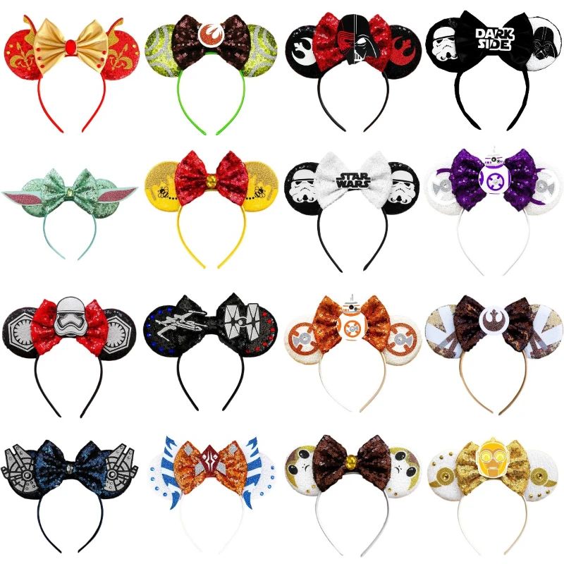 Женская повязка на голову с ушками из «Звездных Войн»