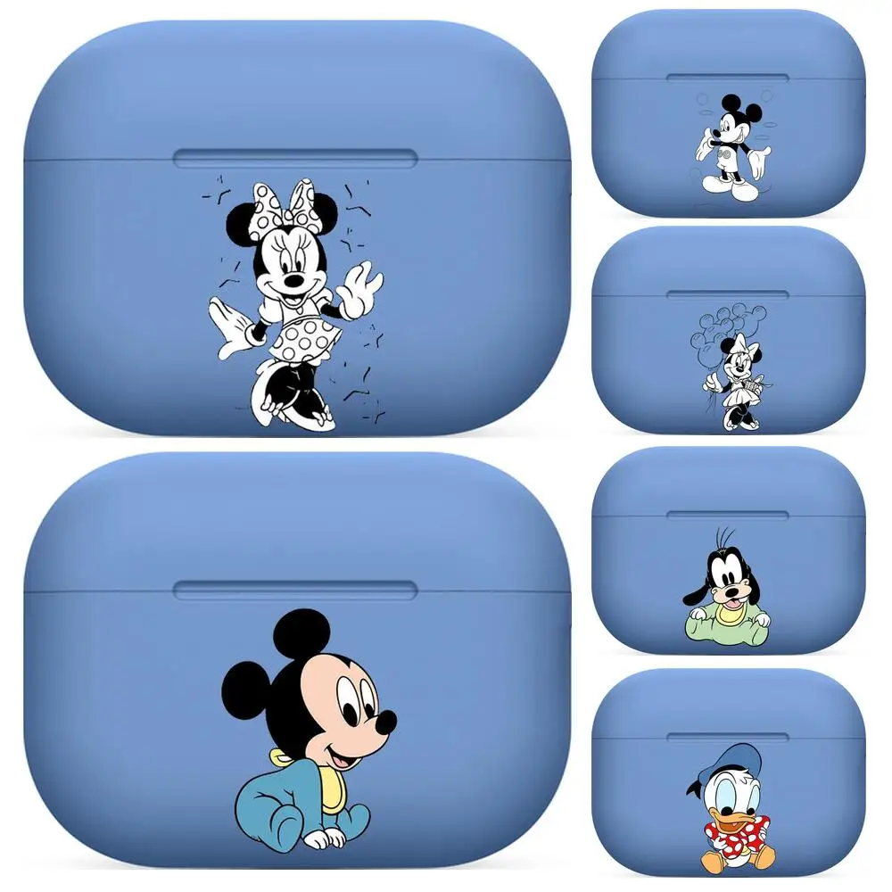 

Disney Baby Mickey Mouse blue For Airpods pro 3 case Protective Bluetooth Wireless Earphone Cover For Air Pods airpod case air p