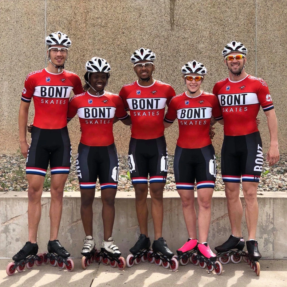 Team Skating Skinsuit Racing Suit Bont Inline Speed Triathlon Fast Skate Clothing Ropa Patinaje Velocidad Roller Skate Jumpsuit