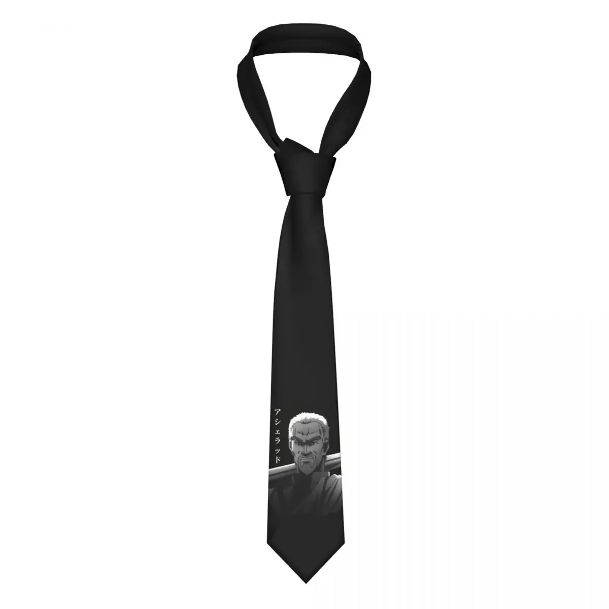 

Askeladd Vinland Saga Anime Unisex Neckties Fashion Polyester 8 cm Viking Otaku Manga Neck Tie for Men Accessories Cravat Office