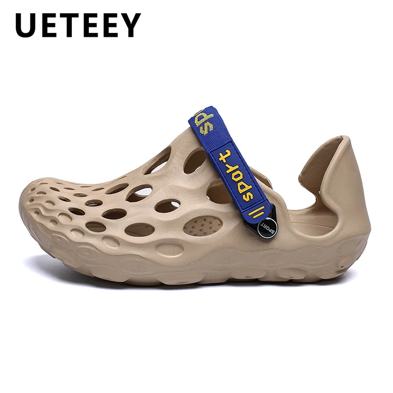 

Slippers For Men's 2022 Summer Trend Casual Student Garden Breathable Slides Non-slip Beach Shoes Black Lightweight Flat Sandals