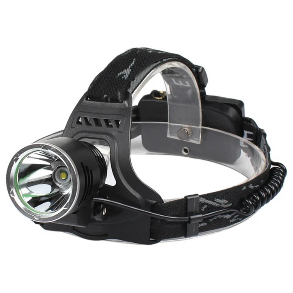 Head Lamp Light 3-Mode 2000 Lumen Headlight Headlamp Emergent Torch LED Flashlight 18650 Battery+AC Charger D5