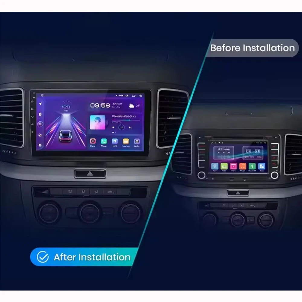 Фото Автомобильный мультимедийный плеер Android 14 2 Din для Buick Verano 2016+, головное устройство, стерео GPS-навигация BT WIFI №2