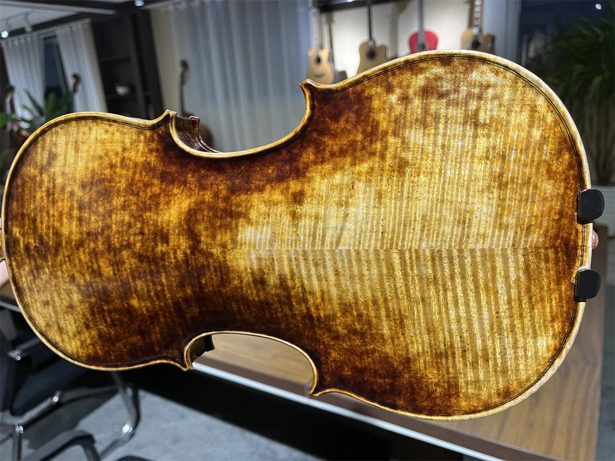 Видео включено Professional Vintage Old 4/4 Violin Cкрипка ك значительно 바이올린 Музыкальный