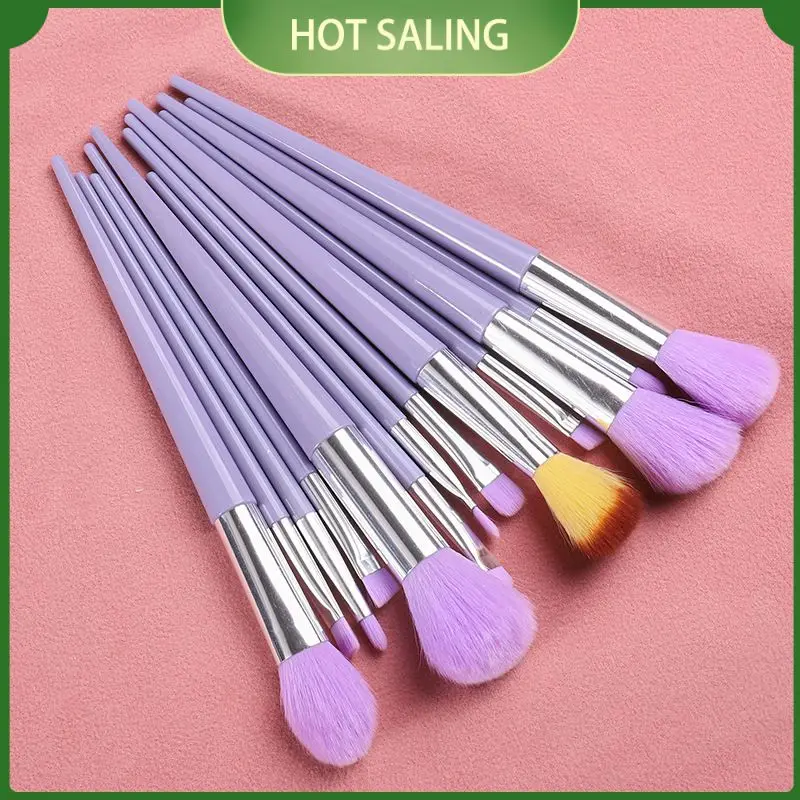 

New 13 Four Seasons Green Makeup Brush Set Portable Soft Powder Blusher Brush Eye Shadow Brush Full Set Of Makeup Tools