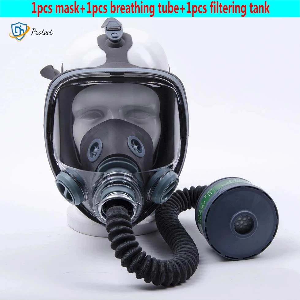 

Противопожарная маска с 3 интерфейсами, противовирусная промышленная Противопожарная, пестицидная