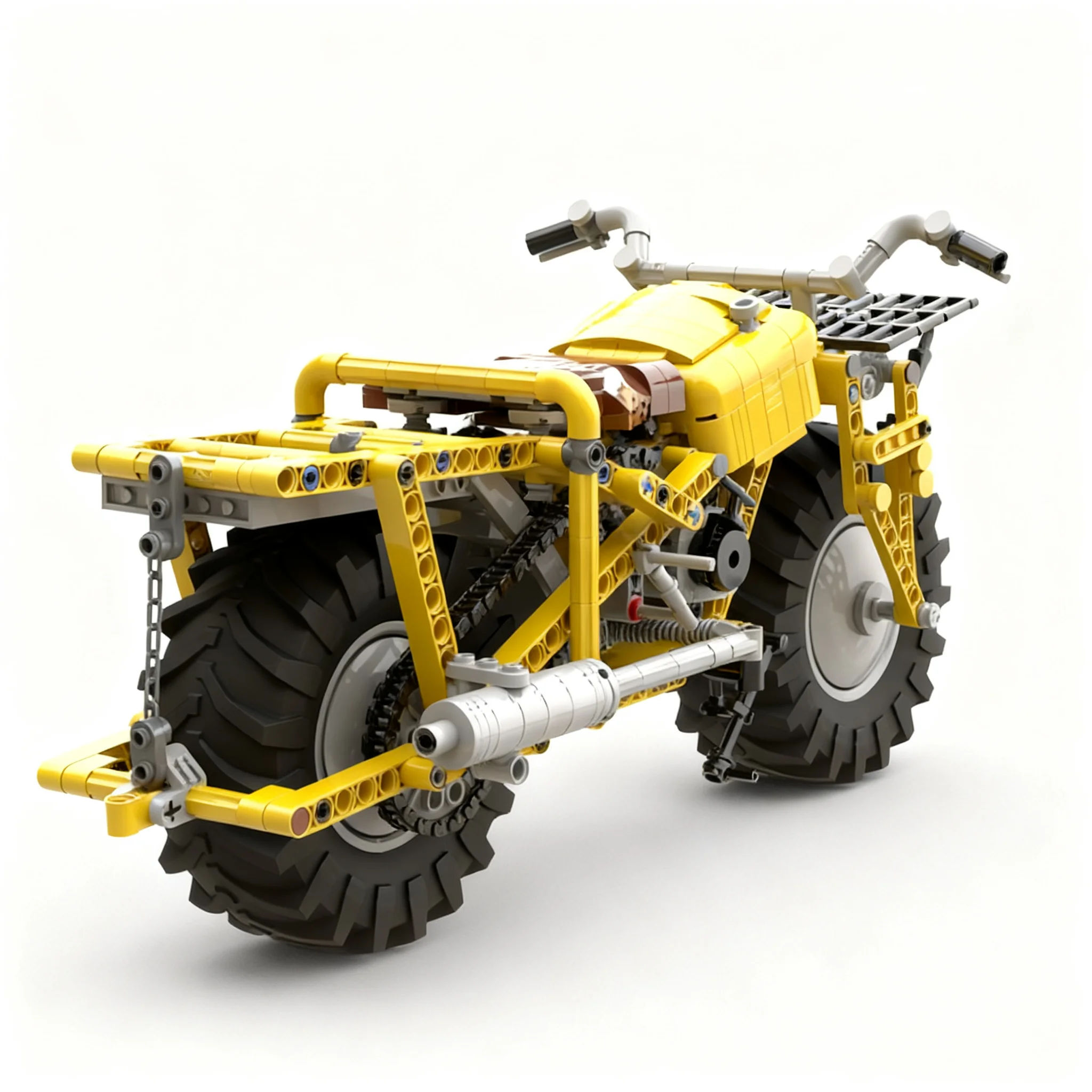 822 детали MOC Technical Rokon Trail-Breaker, модель из строительных блоков, архитектурный конструктор, рождественский подарок, игрушка, образовательный набор для творчества и демонстрации. (art.: 3920dcd229e6e) - 3920dcd229e6e