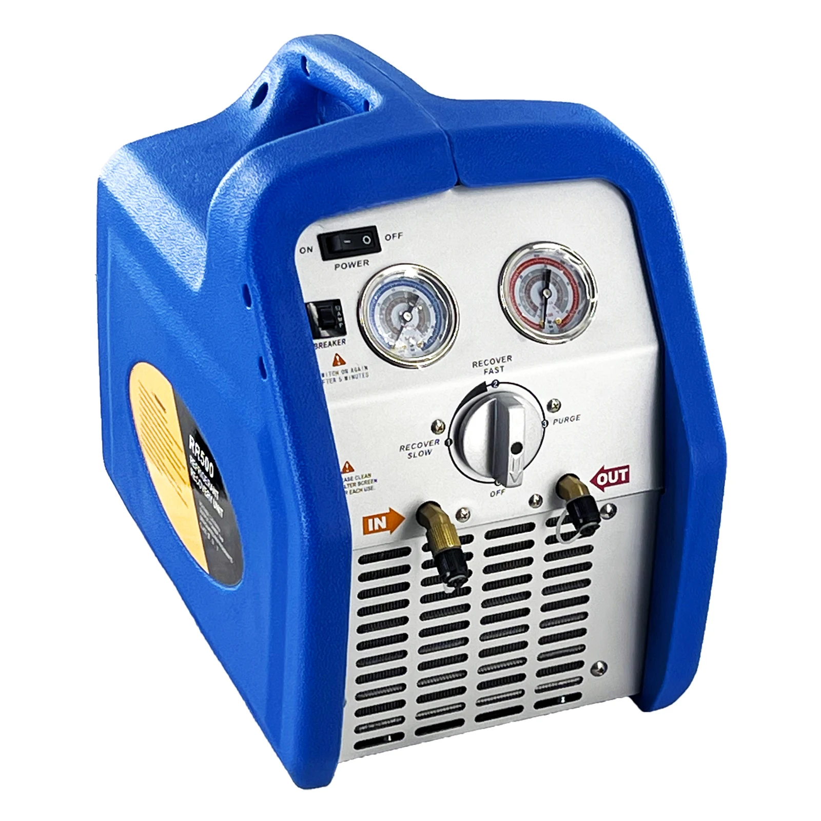 

R500 Refrigerant Recovery Machine, 110V-120V AC 60Hz Portable Recovery Unit