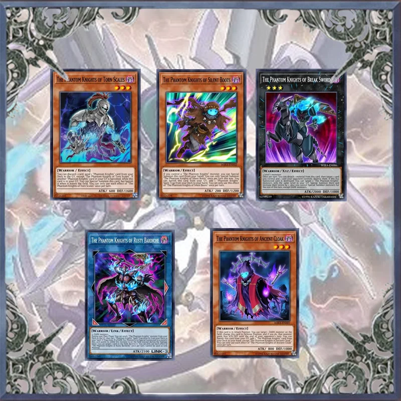 57 шт. Yugioh карты храм Рыцари Phantom карты колода DIY карты