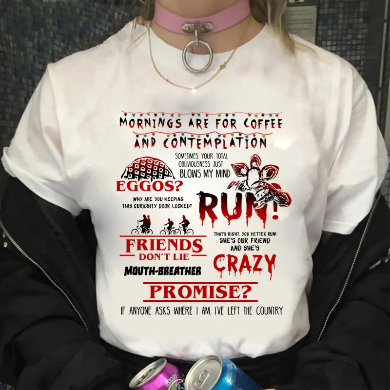 

Stranger Things 4 T-shirts Aesthetic Graphic Stranger Things Best Quotes Tshirts Unisex Funny Tee Shirt Dark S4 Summer T-shirt