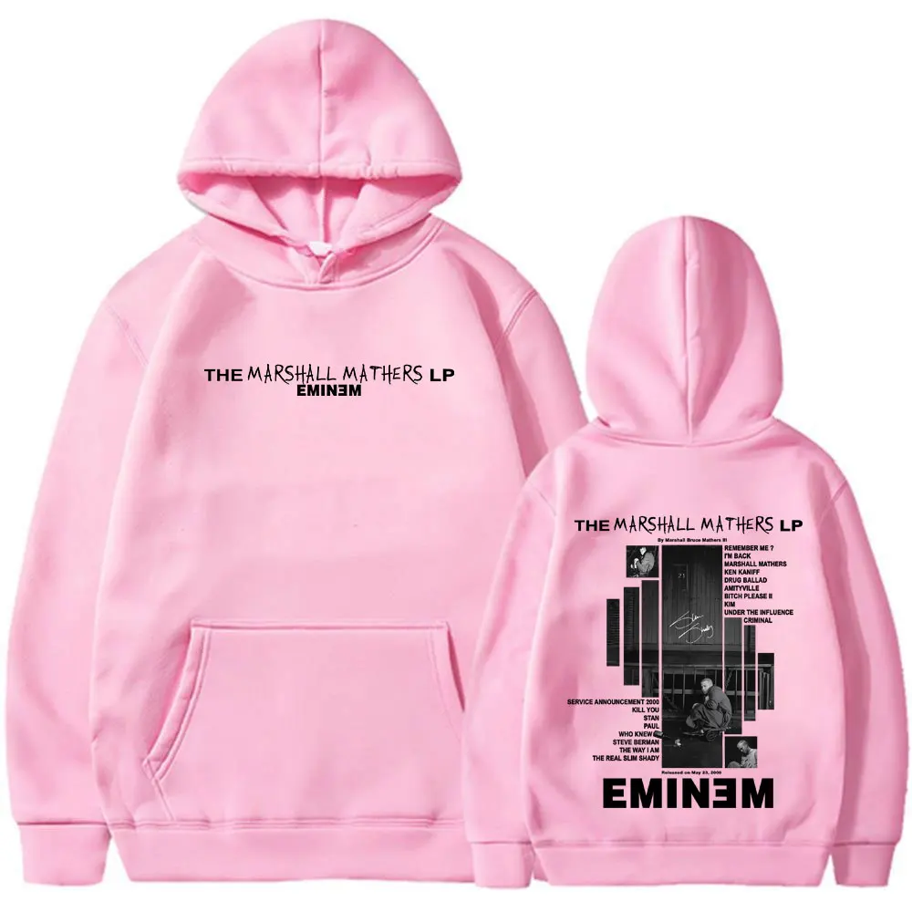 Фото Рэпер Eminem 2000, альбом, толстовки с графическим рисунком, мужская и женская одежда, модные толстовки с капюшоном в стиле хип-хоп большого размера с длинными рукавами, уличная одежда №4