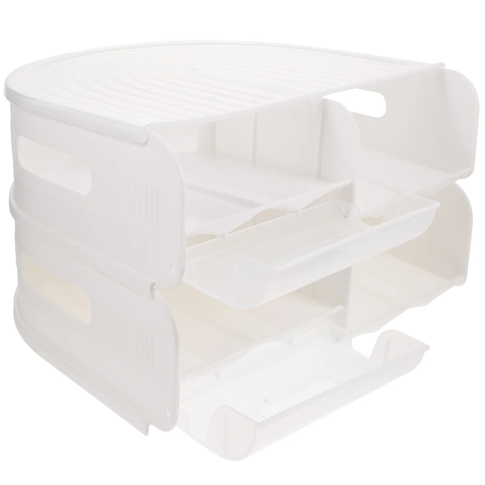 

Automatic Rolling Eggs Box Egg Holder for Refrigerator Multi-layer Egg Container Egg Box with Lid