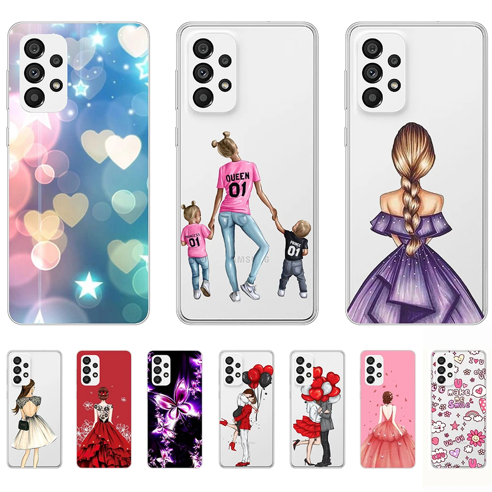 

Case for Samsung GalaxyA53 5G Soft Tpu 6.5inch transparent Coque Bumper on Galaxy A53 5G SM-A536B 360 Full protection Ultra-thin