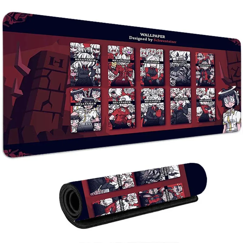 

Laptop Accessories Helltaker Cute Mousepads Mouse Mats Gamer Keyboard Mousepad Gaming Desk Mat Deskmat Office Carpet Pad Cabinet