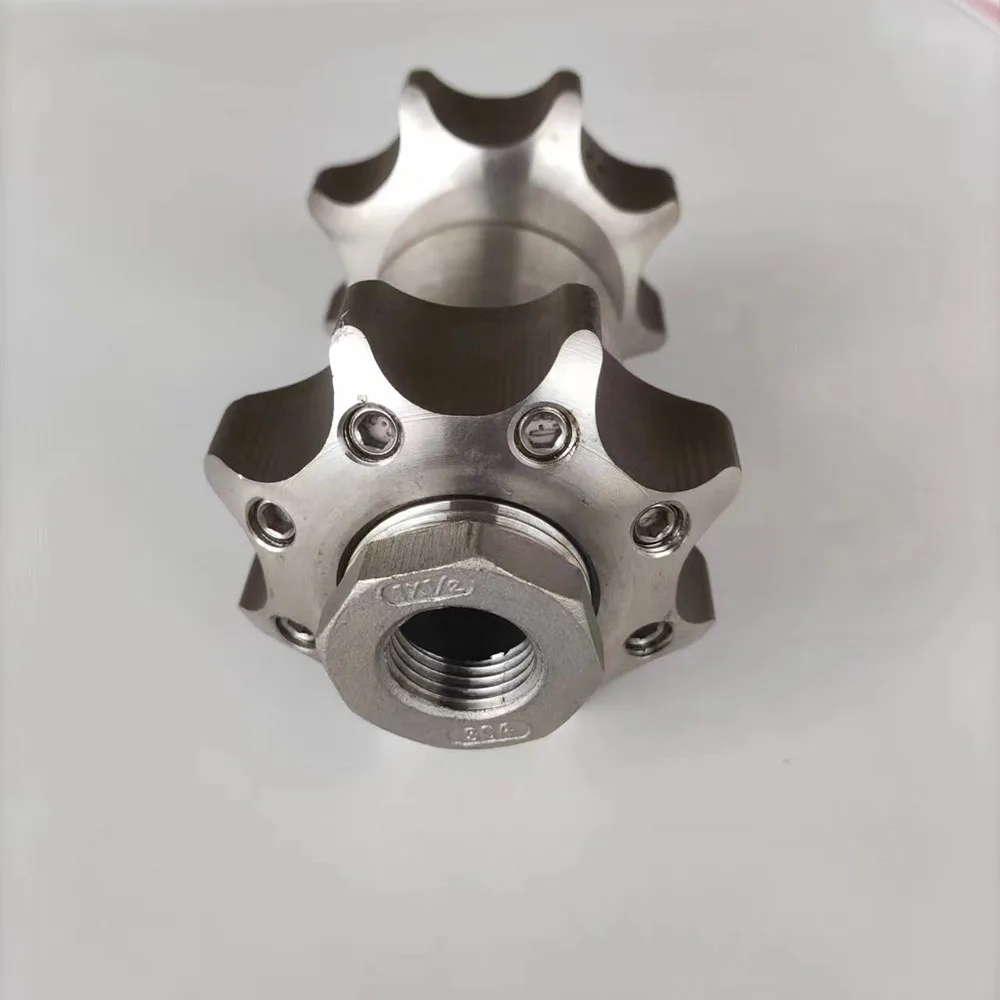 

Вибрационная насадка для очистки канализации 3000PSI из нержавеющей стали
