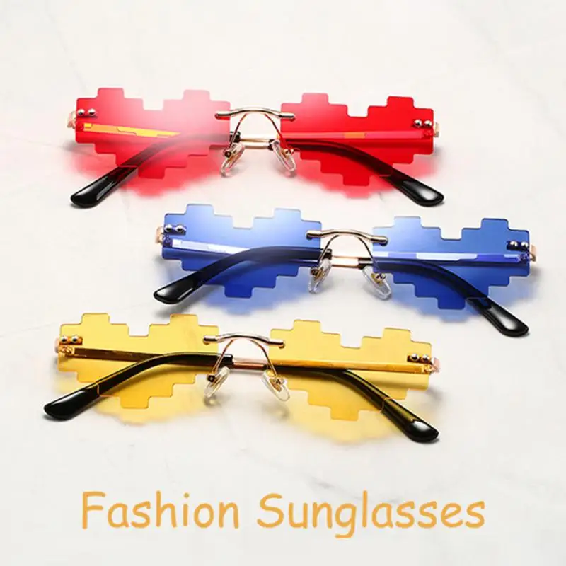 

Punk Disco Glasses Trimmed Sunglasses Personality Love Shades Ultraviolet-proof Fashion Sun Glasses Funny Eyewear Polarized