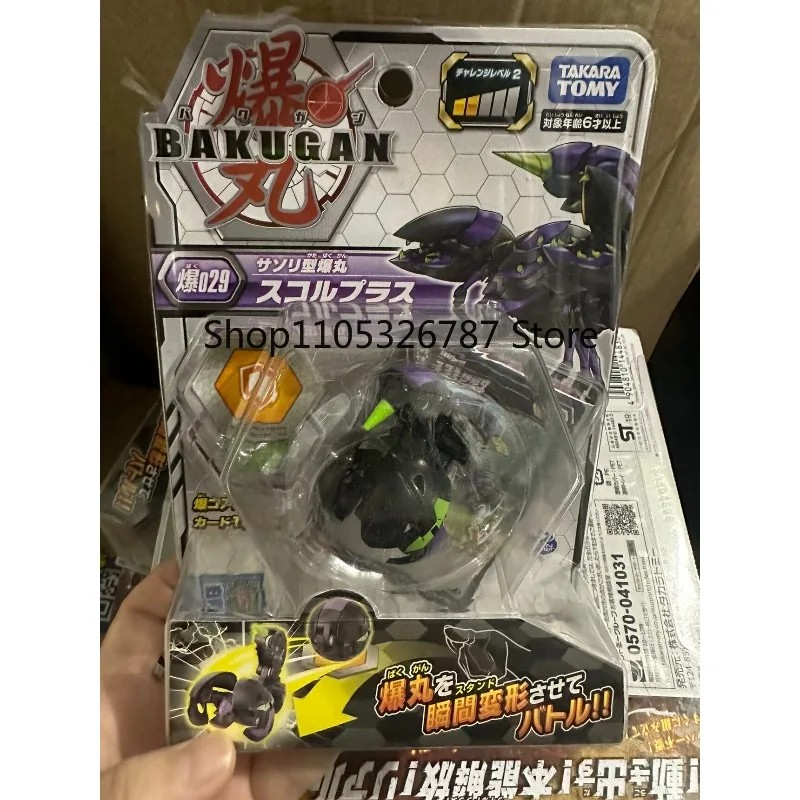 Фото Оригинальные коллекционные бойцы-трансформеры Takara Tomy Bakugan Battle Brawlers: Baku041 Dark Krakix и Baku029, открывающиеся битвающие шарики-игрушки №1