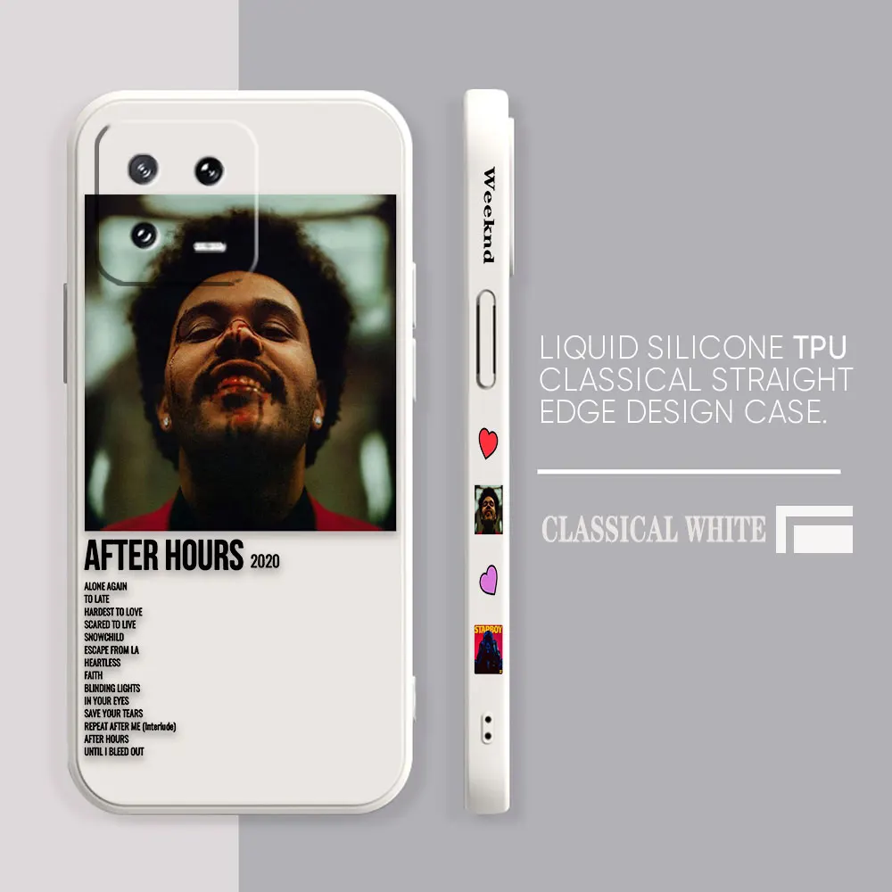 Case For Xiaomi PCOO F3 F4 F5 M3 M4 M5 X3 X4 X5 MIX 3 4 Black Shark 5 GT Pro 4G 5G Case Funda Shell The Weeknd Minimalist Poster