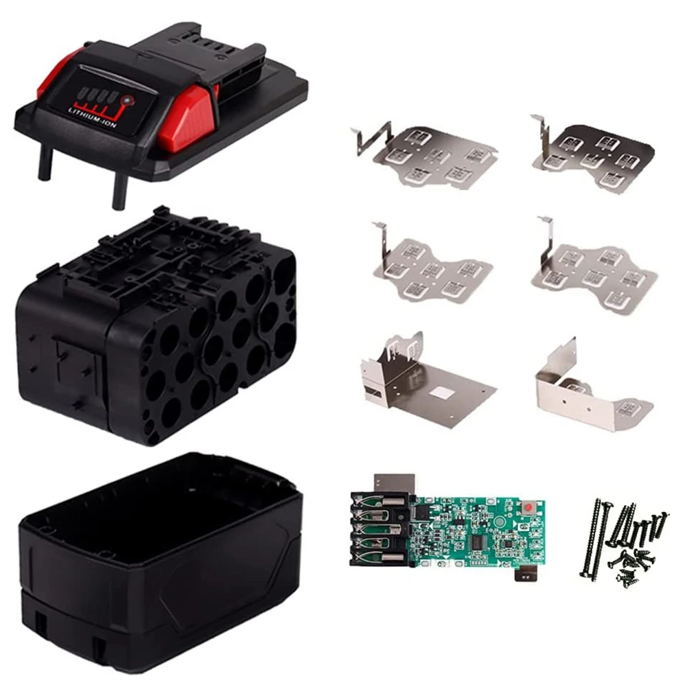 

M18 18V 9.0Ah Battery Case Replacement for Milwaukeee, Battery Replacement Repair Kit Part(No Battery Included)