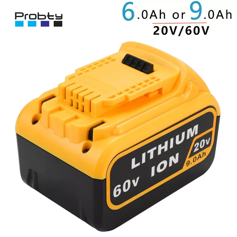 

DCB606 20V 60V 9.0Ah 6.0Ah Li-Ion De walt Battery for DEWALT flexvolt XR 18V 54V Power Tools 20 Volt Lithium Battery DCB547