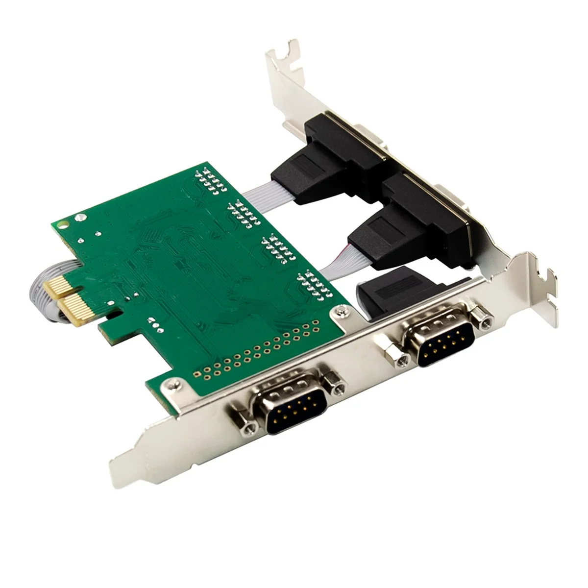 Плата расширения ST310 PCIe X1 CH384L Стандартный штыревой порт RS232 COM