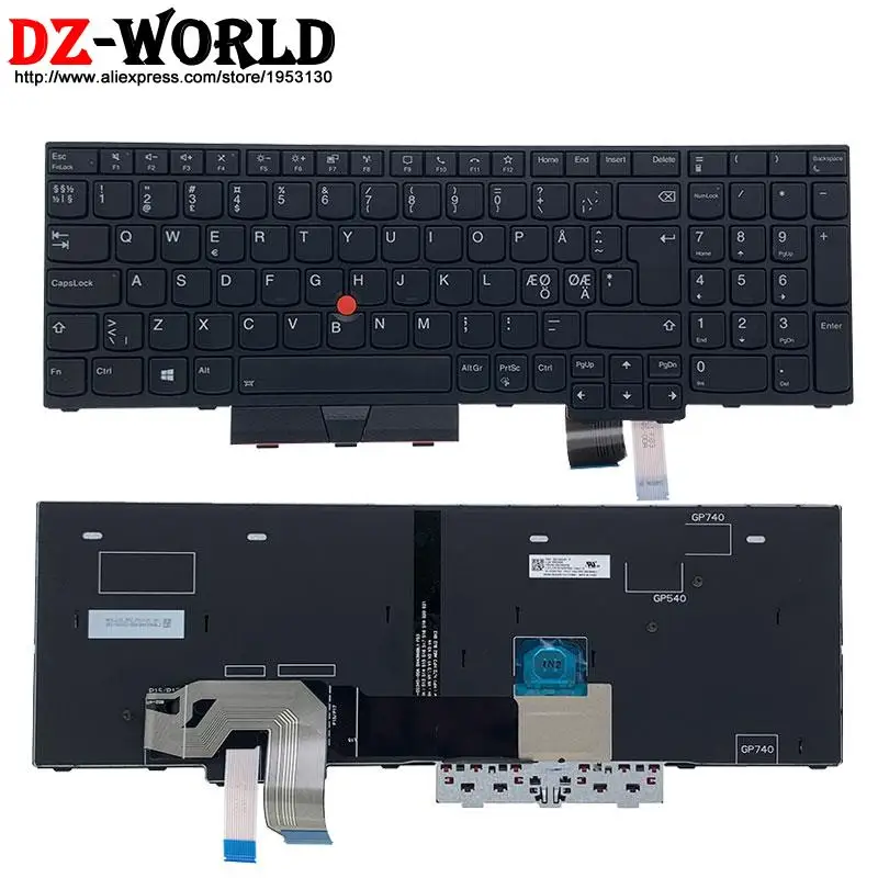 

Новая Оригинальная Скандинавская клавиатура с подсветкой NDC для ноутбука Lenovo Thinkpad T15g P15 P17 Gen2 5N21B44436 5N21B44399 5N21B44362