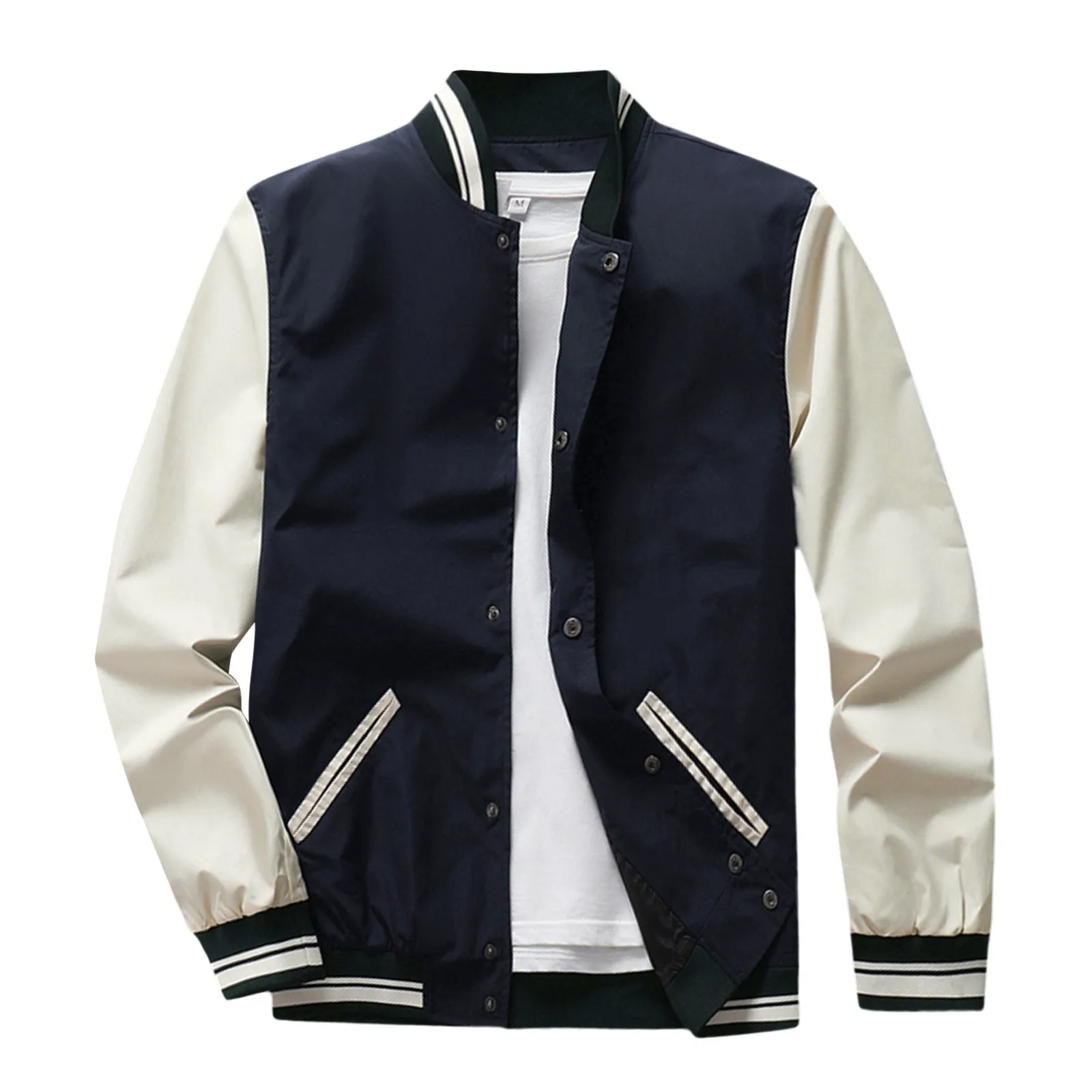 

Cardigan Sweaters for Men Mens Autumn And Winter Casual Color Matching Coat Simple Sports Button Coat Hooded Sweater Cardigan