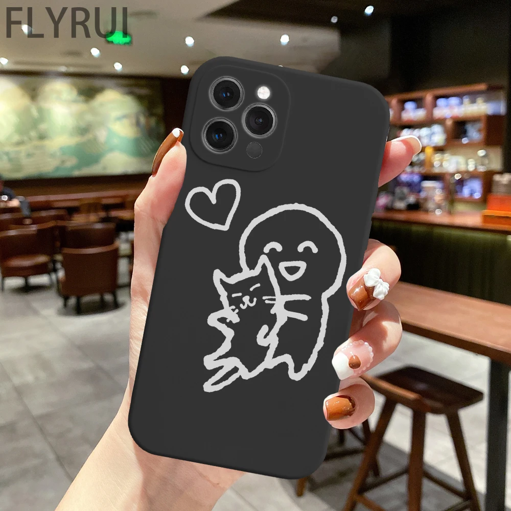 Силиконовый чехол для iPhone 13 12 Mini 11 Pro X XR XS Max 7 8 Plus SE 2 (art.: 3920bf01ef037) - 3920bf01ef037