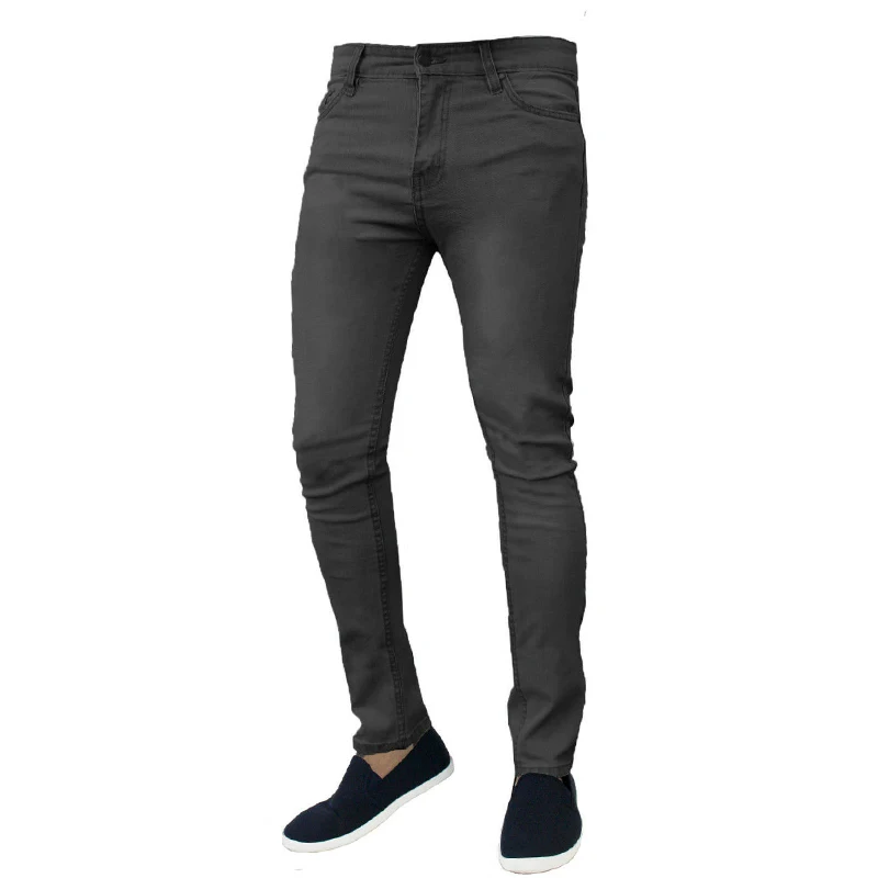 Classic Fashion Jeans Men Black Skinny Stretch Denim Pants Blue 2023 Four Seasons Hot Sale Streetwear Jeans