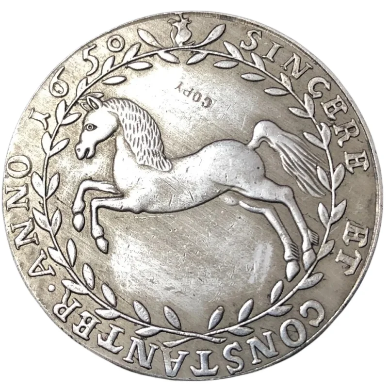 

Копия серебрянной монеты 1650 Brunswick-Luneburg-Celle 1 Thaler-Christian Ludwig