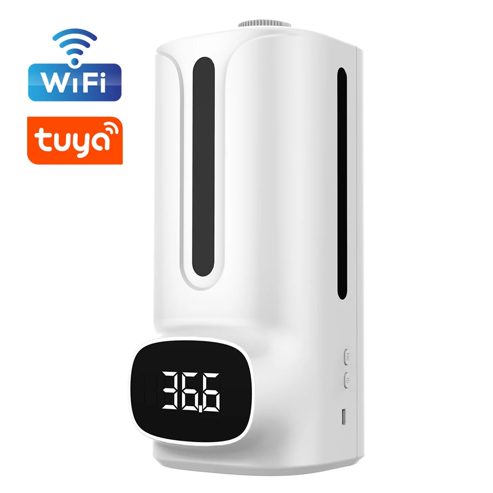 

Automatic Thermometer Hand Sanitizer Dispenser with Adjust Volume