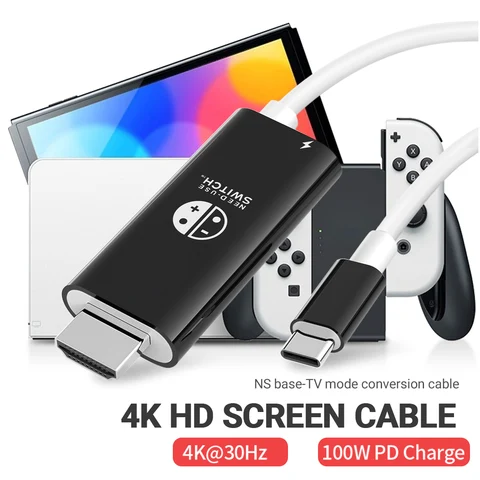 Кабель USB Type-C HDMI Gopala для Nintendo Switch