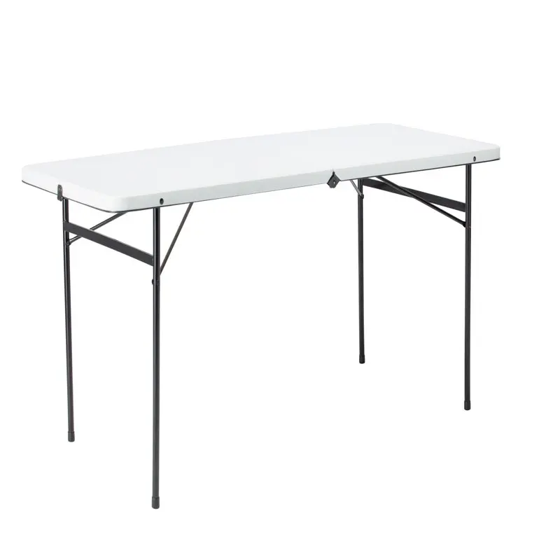 

6 Foot Bi-Fold Plastic Folding Table, White