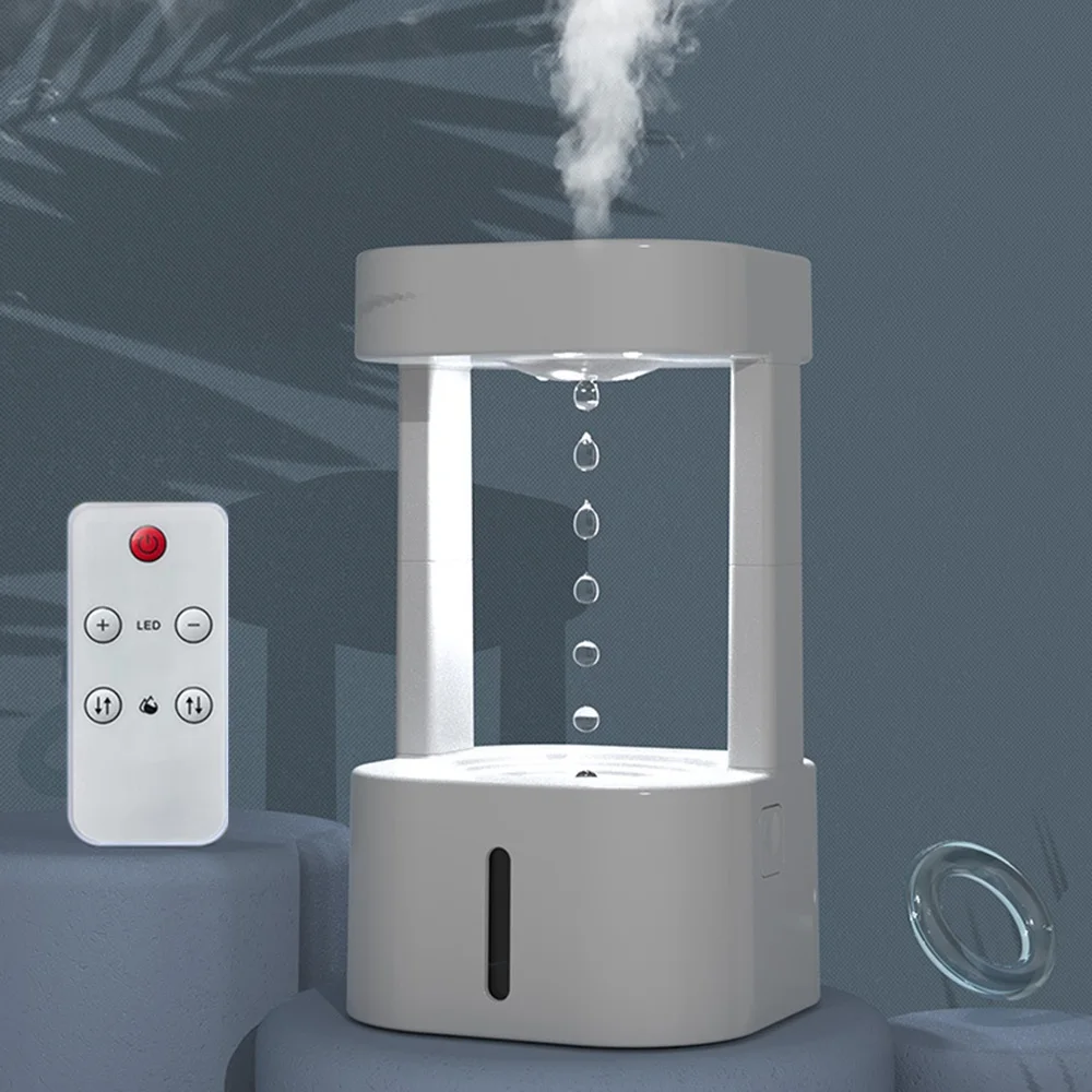 

580 мл антигравитационный usb-увлажнитель воздуха, диффузор для спальни, автомобиля, ультразвуковой аромат, ароматизатор, холодный туман, светодиодный, лампа, портативная