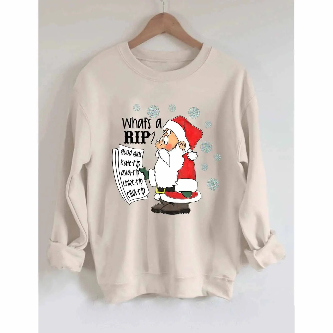 

Rheaclot Christmas Dutton Yellowstone Ranch Print Women's Retro Vintage Cotton Long Sleeves Sweatshirt