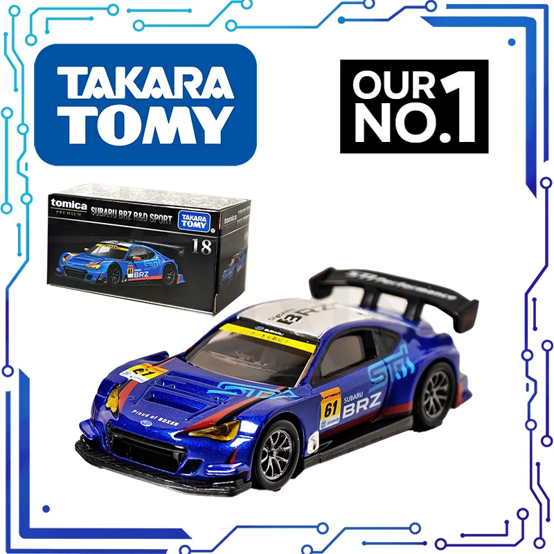 10 см легкосплавный автомобиль SUBARU TP18 BRZ 64/1 TOMICA литая под давлением металлическая