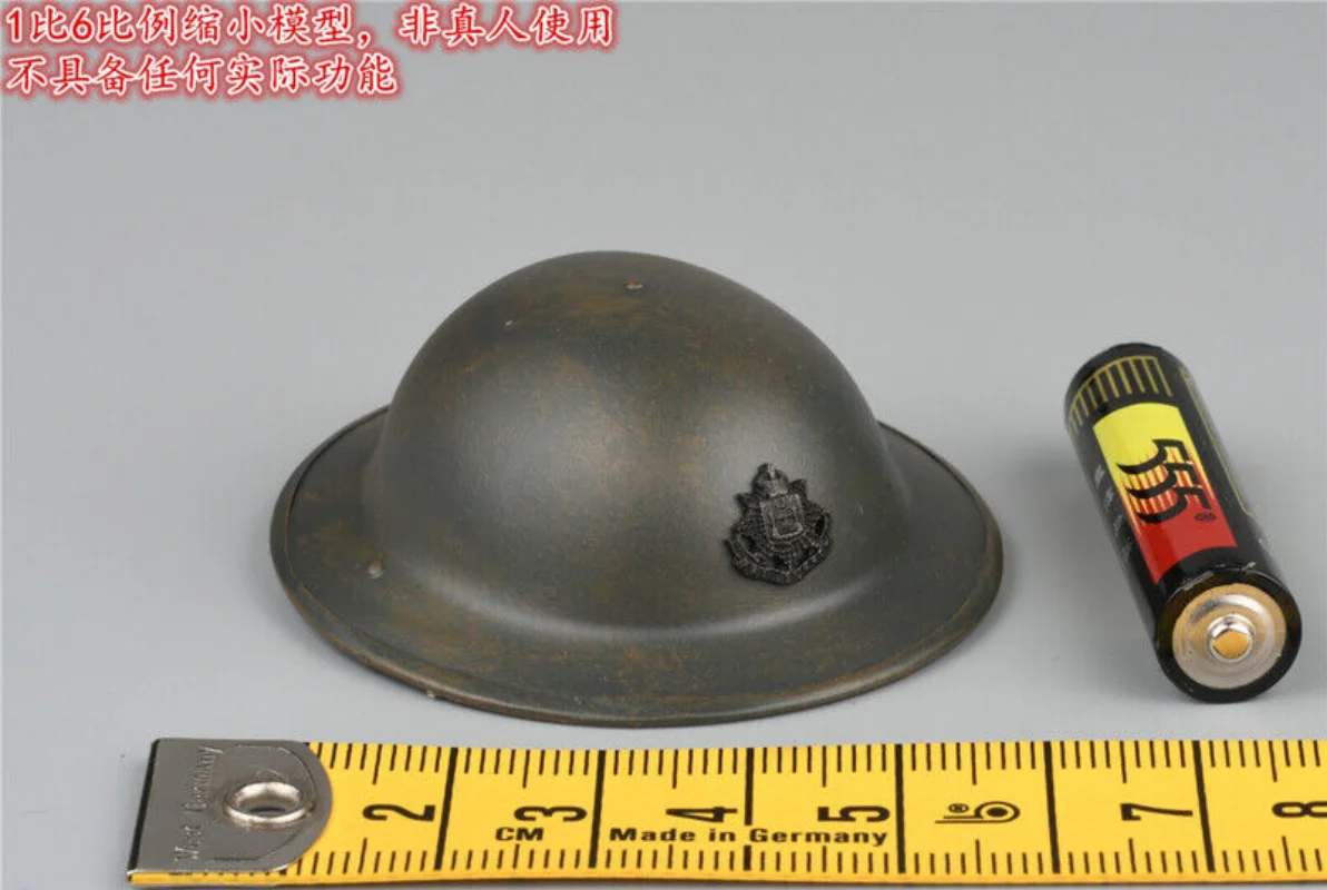 

1/6 Scale Metal Helmet B11013 World War I British Infantry B Type Model