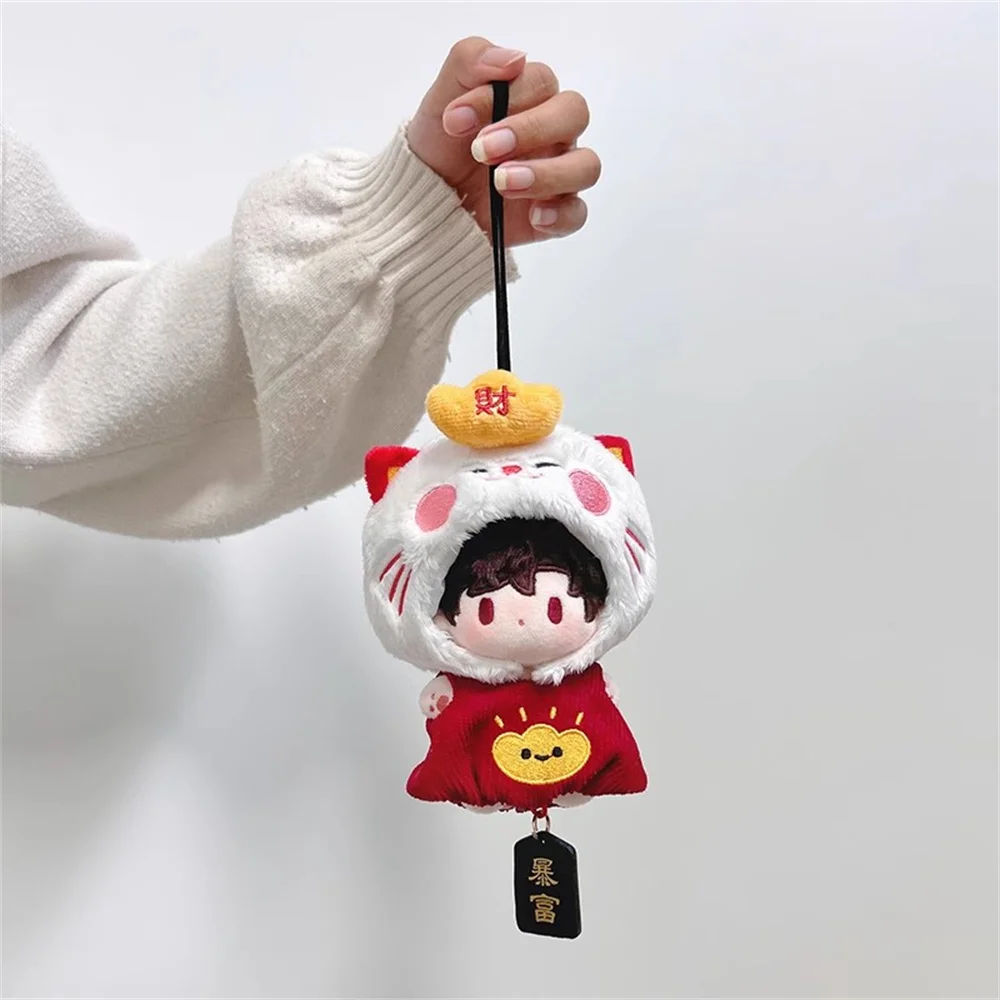 Оригинальный головной убор Lucky Apple Panda Cat комбинезон костюм для куклы 10 см