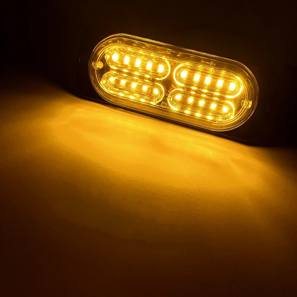 20 светодиодов стробоскопическая боковая сигнальная лампа аварийная мигающая