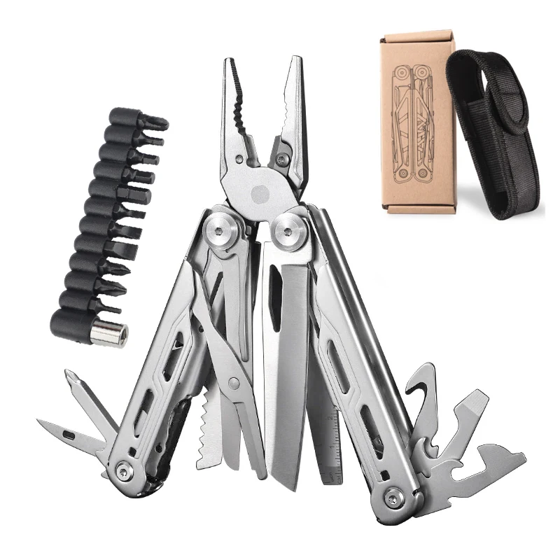 

GHK6PRO Multitool Plier Cable Wire Cutter Multifunctional Multi Tools Outdoor Camping Portable Folding Pliers