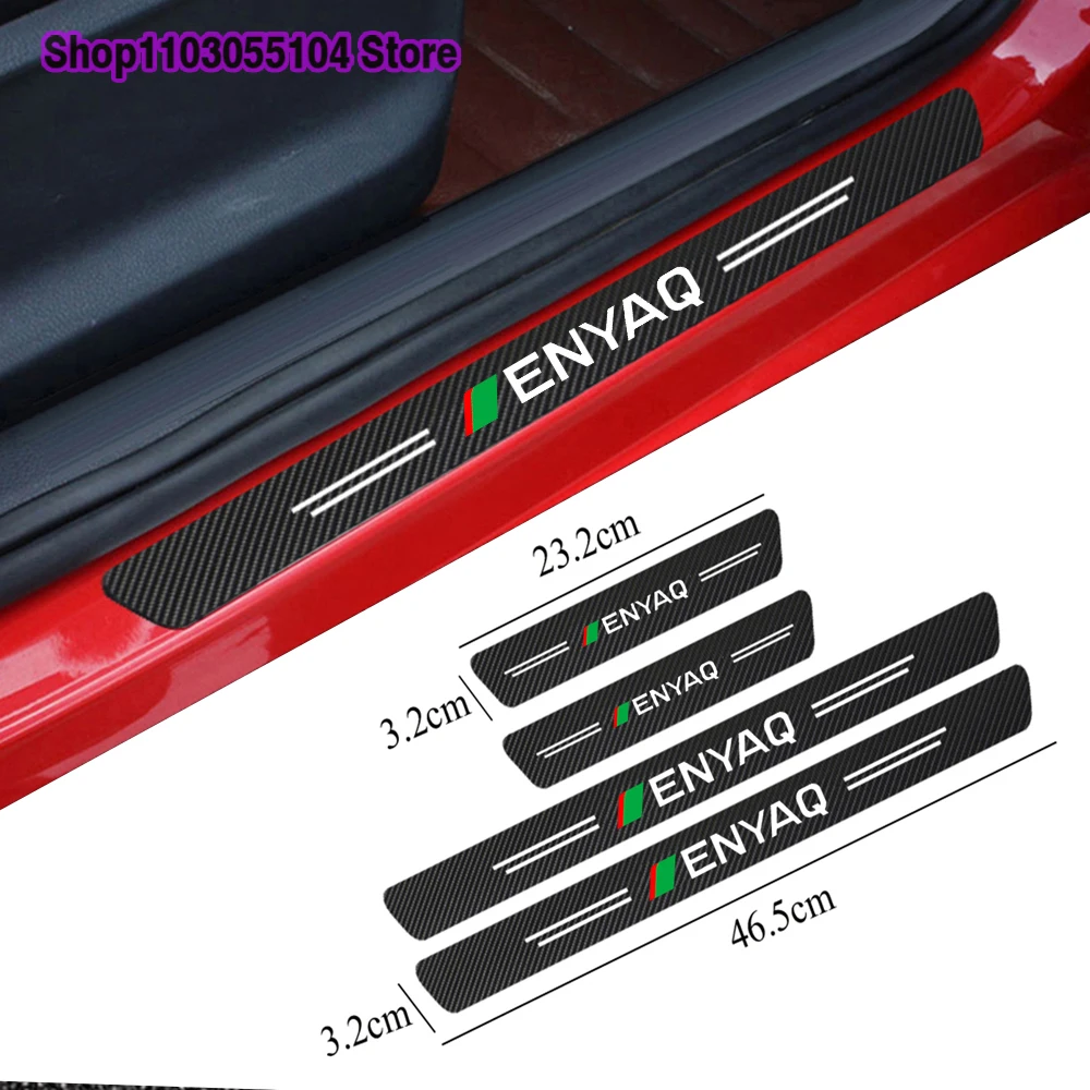 4 шт. автомобильные двери из углеродного волокна для Skoda Enyaq