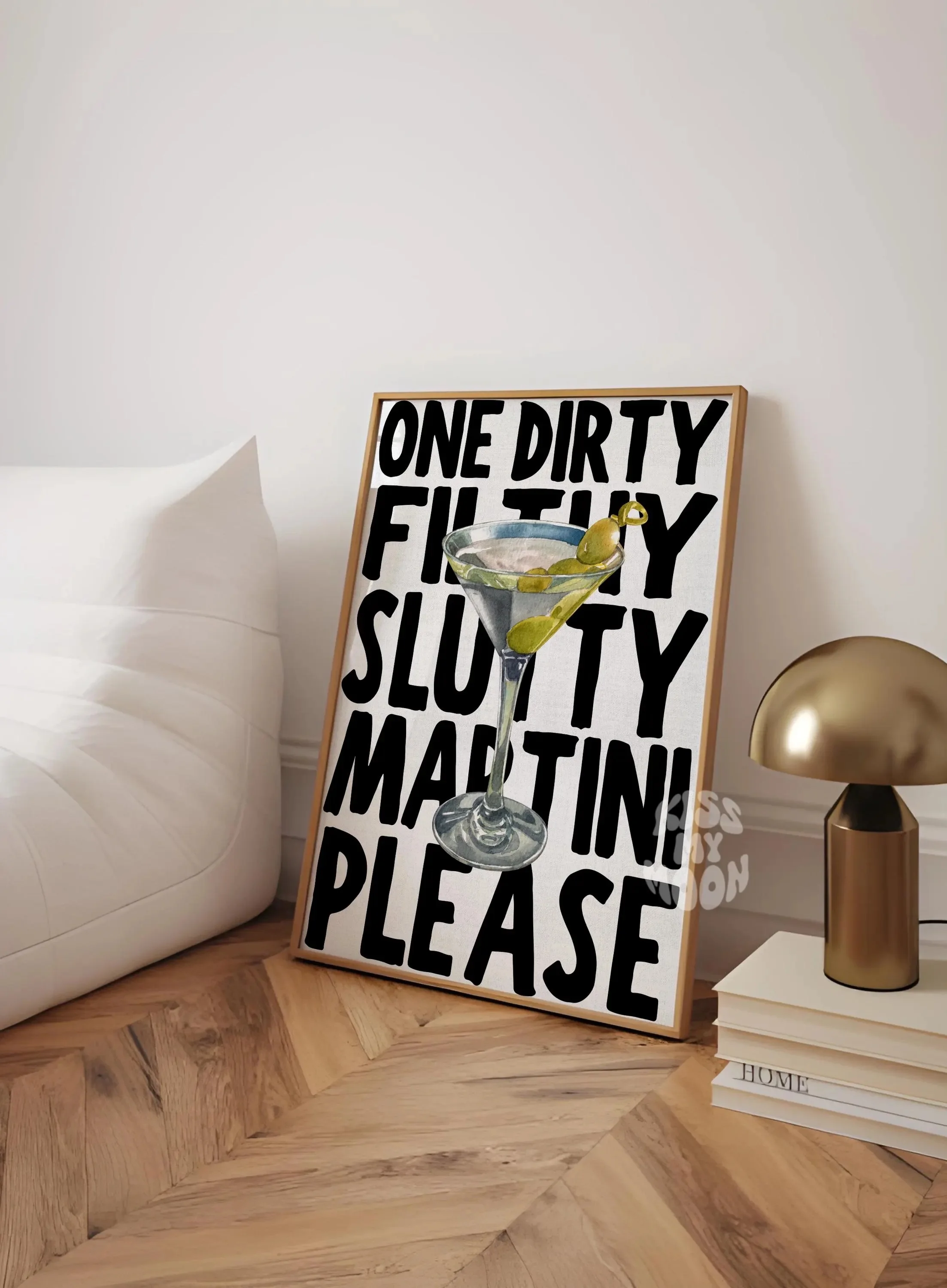 

Абстрактный постер «Эспрессо Мартини» на холсте