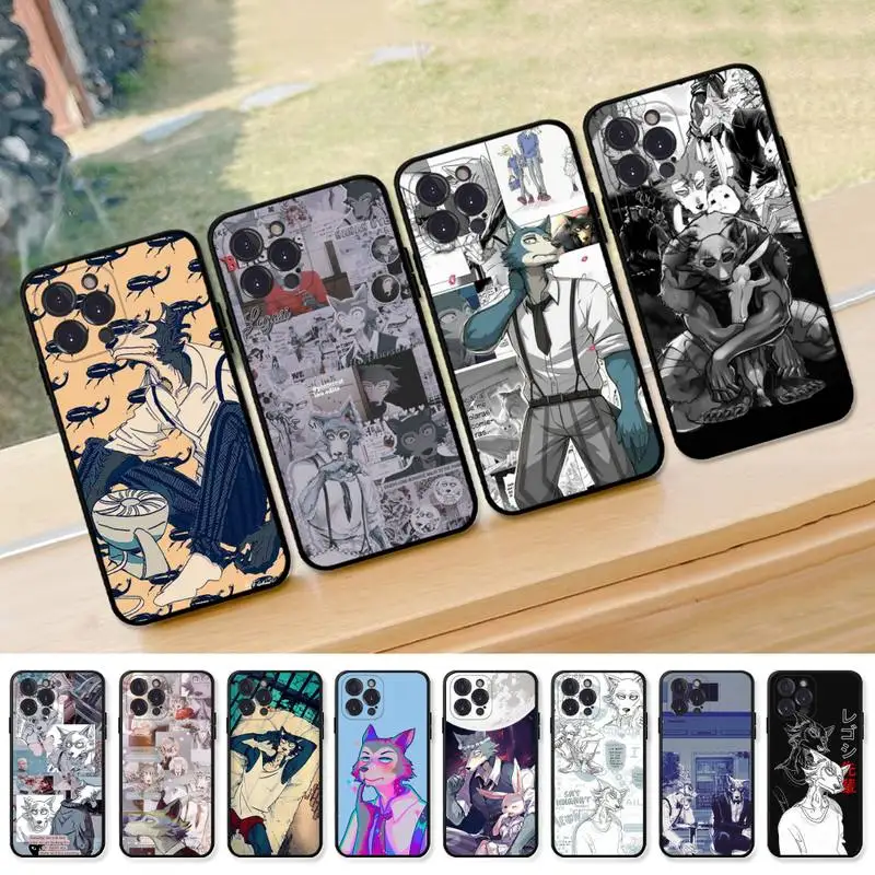 

Anime BEASTARS Phone Case Silicone Soft for iphone 14 13 12 11 Pro Mini XS MAX 8 7 6 Plus X XS XR Cover