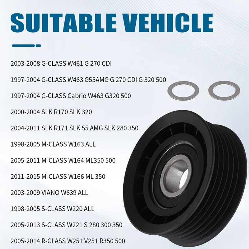 Натяжитель шкива направляющего для Mercedes Benz W461 W463 R170 R171 W164 W166 0002020919