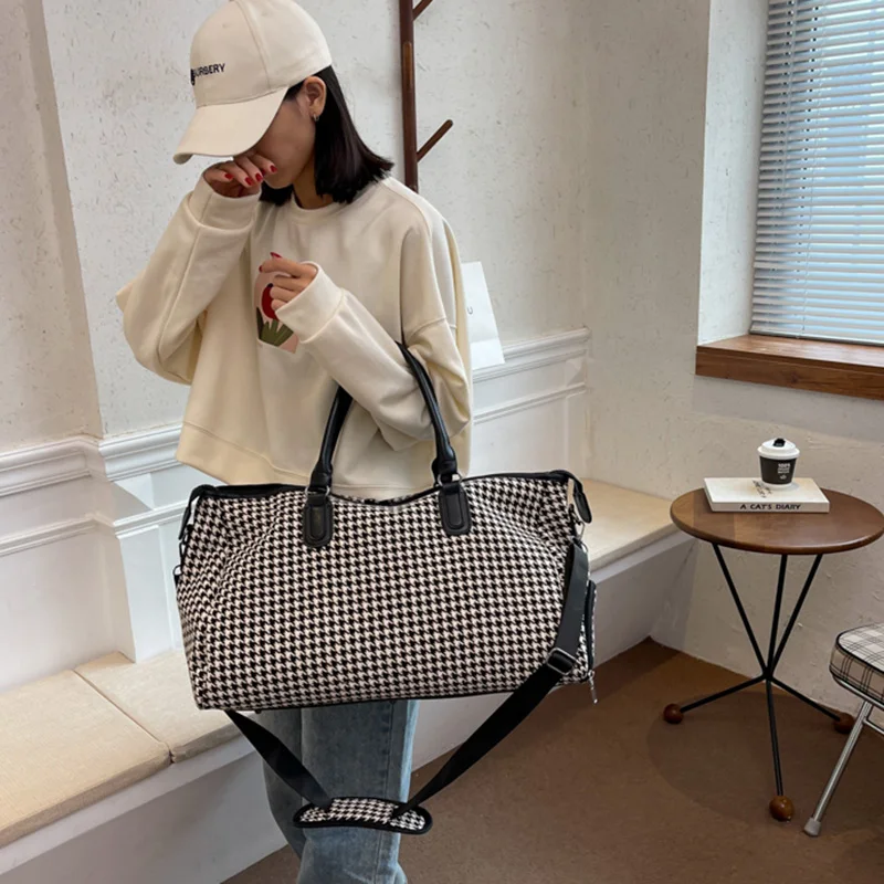 

YILIAN 2022 Новая мужская роскошная дизайнерская сумка для путешествий из шерстяной ткани высококачественный кожаный водонепроницаемый большо...